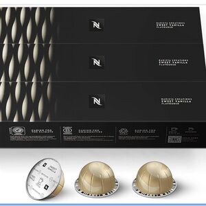 Nespresso Capsules Vertuo, Sweet Vanilla, Medium Roast Coffee, 30 Count 3/31/26
